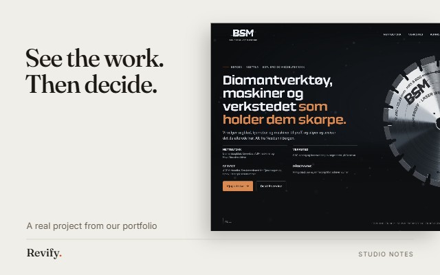 See the work. Then decide. A real project from our portfolio.