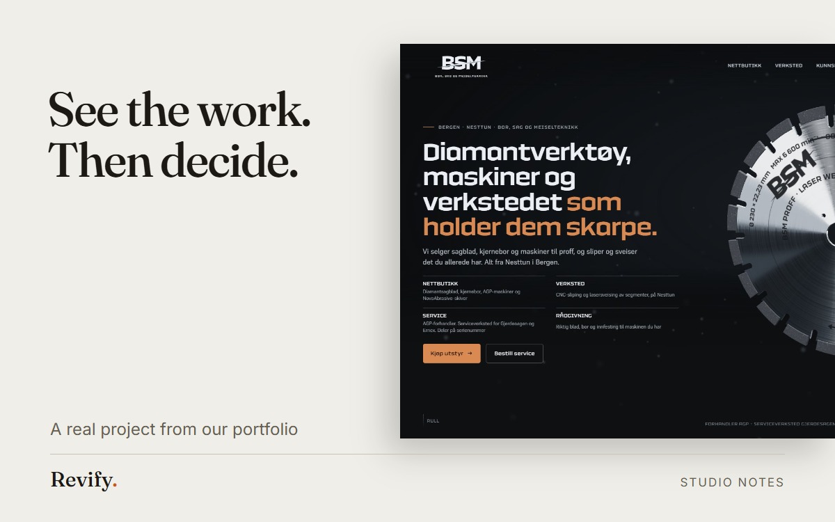 See the work. Then decide. A real project from our portfolio.